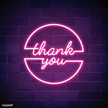 Thank you neon sign vector | Free stock vector - 537654