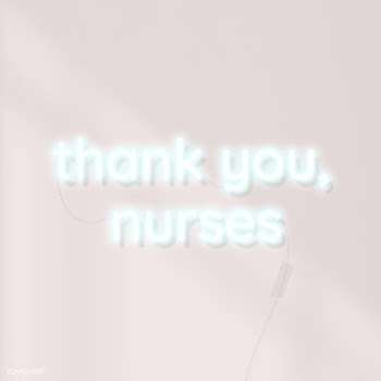 Thank you nurses for working to fight covid-19 neon sign vector | Free  vector - 2311046