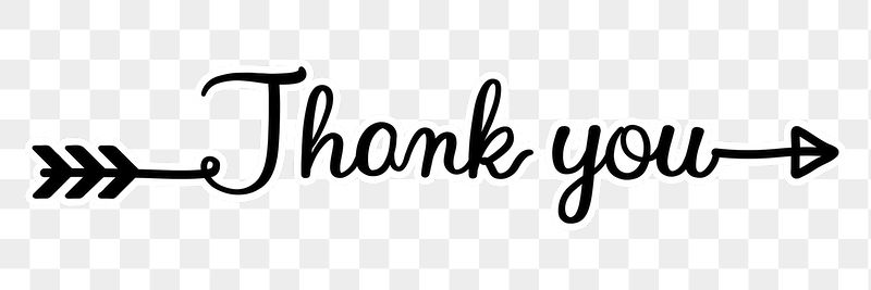 Thank you png message, minimal | Free PNG - rawpixel
