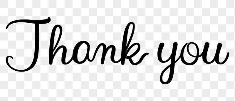 Thank you png, minimal black | Free PNG - rawpixel