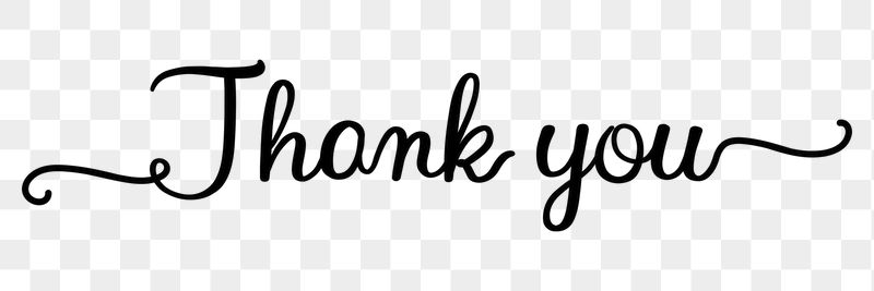 Thank you png, minimal black | Free PNG - rawpixel