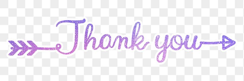 Thank you png word, glittery | Free PNG - rawpixel
