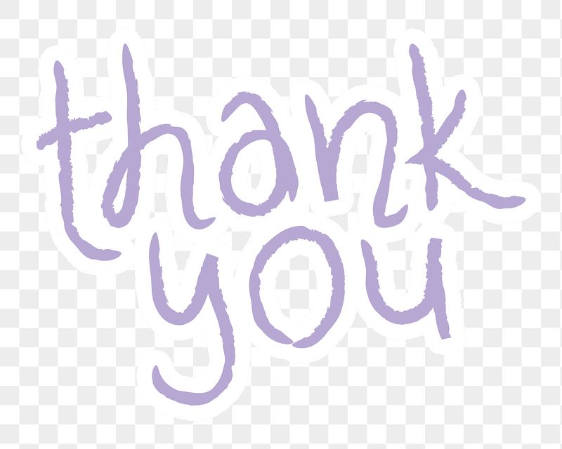 Thank you png word sticker | Free PNG - rawpixel