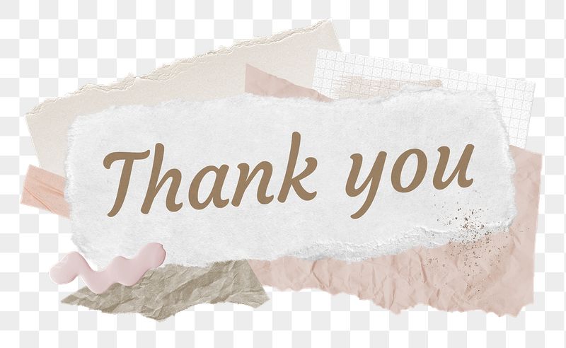 Thank you! png word sticker | Free PNG - rawpixel