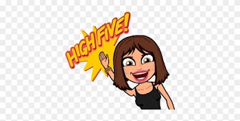 Thank You So Much Mah Peeps Love You All To Pieces - Hi Five Girl Cartoon