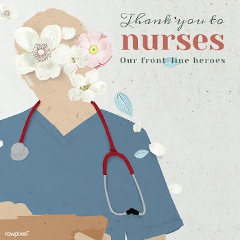 Thank you to nurses our frontline heroes vector illustration | Free  vector - 2319619