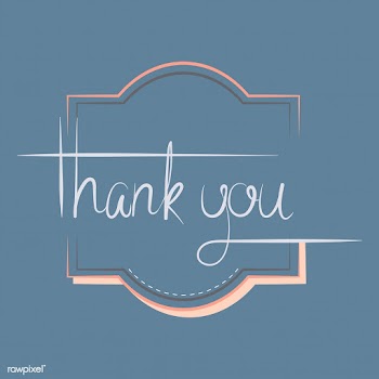 Thank you typography design vector | Free stock vector - 494751