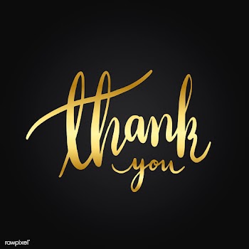 Thank you typography style vector | Free stock vector - 517815