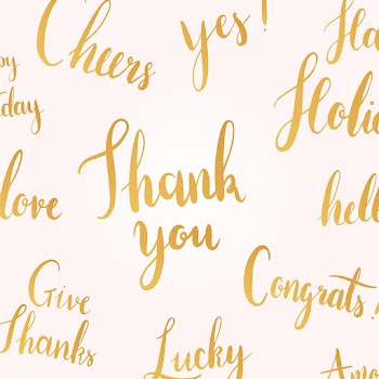 Thank you typography style vector set | Free stock vector - 517659