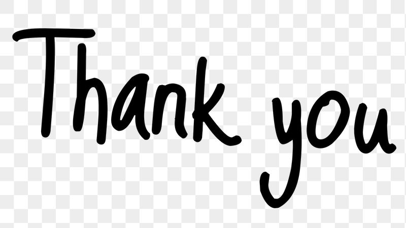 Thank you word png, simple | Free PNG - rawpixel