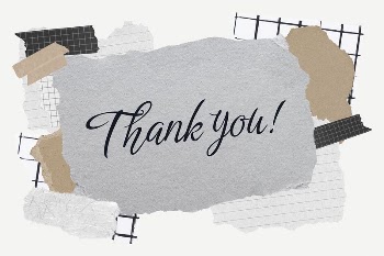 Thank you! word typography, aesthetic | Free PSD - rawpixel