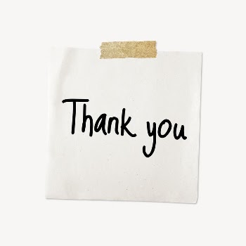Thank you word typography, memo | Free PSD - rawpixel