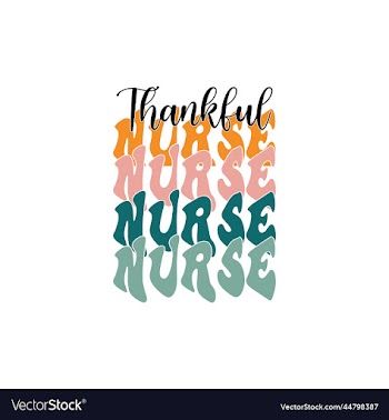 thankful nurse thanksgiving shirt design