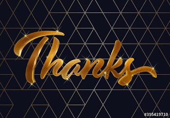 Thankful Text Effect with Geometric Background