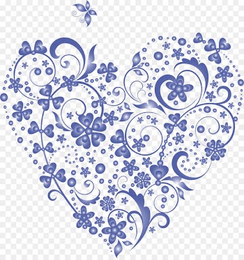 Thanks for the Memories Book The Gift Rubber stamp Author - blue floral 