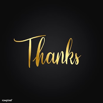 Thanks typography wording style vector | Free stock vector - 517891