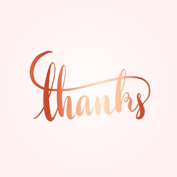 Thanks typography wording style vector | Free stock vector - 517981