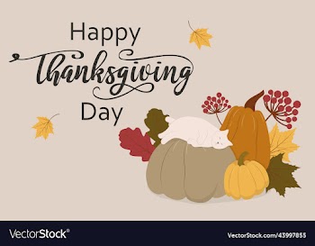thanksgiving card with cat