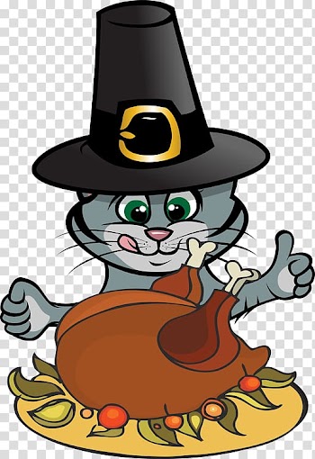 Thanksgiving Cats Kitten , Thanks Giving transparent background PNG clipart