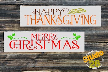 Thanksgiving & Christmas SVG Bundle- 2 Files