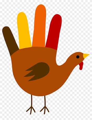 Thanksgiving Clipart Transparent Background - Make A Handprint Turkey