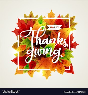 thanksgiving concept with realistic background