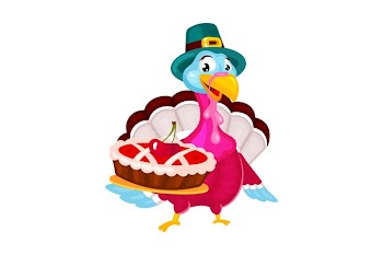 Thanksgiving day flat vector illustration