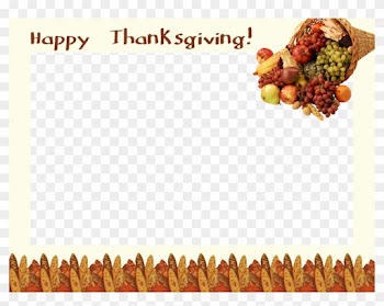 Thanksgiving Day Frame - Thanksgiving Food Drive Sticker