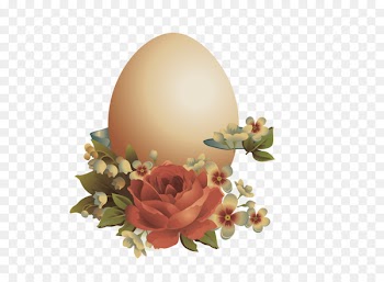 Thanksgiving flowers decorated with eggs 