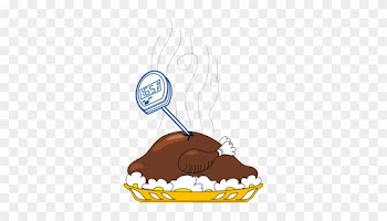 Thanksgiving Fun Answer Page - Hot Food Clip Art