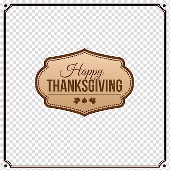Thanksgiving Icon, European and American metal frame Thanksgiving card transparent background PNG clipart