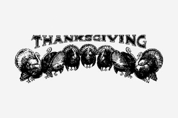 Thanksgiving turkeys typography clipart, greeting | Free Vector - rawpixel