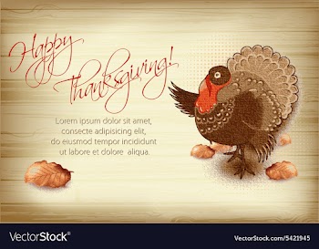 Thanksgiving vector image