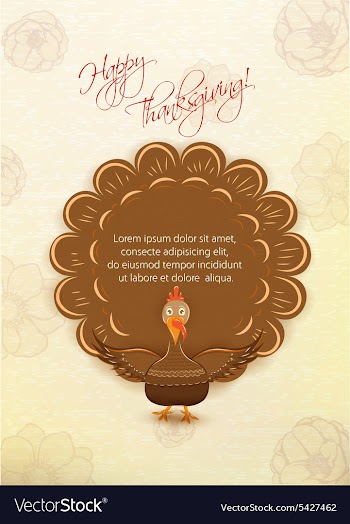 Thanksgiving vector image