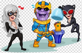 Thanos Cartoon Comics Animation, Animation transparent background PNG clipart
