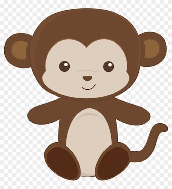 Thaís Silva - Baby Monkey Template Printable