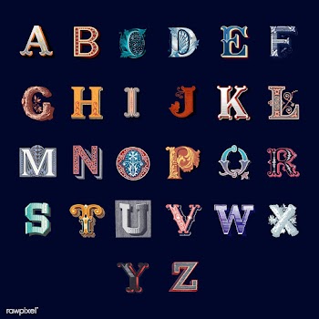 The Alphabet set of capital vintage letters | Free stock vector - 474645