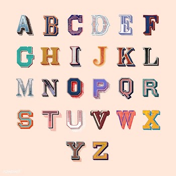 The Alphabet set of capital vintage letters | Free stock vector - 474669