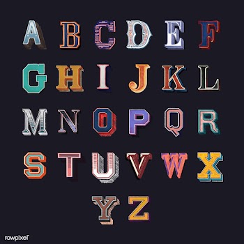 The Alphabet set of capital vintage letters | Free stock vector - 474705