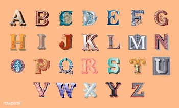 The Alphabet set of capital vintage letters | Free stock vector - 474714