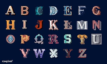 The Alphabet set of capital vintage letters | Free stock vector - 474851