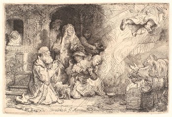 The angel leaves Tobit's family | Free Photo - rawpixel