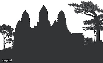 The Angkor Wat temple silhouette vector desig.. | Free stock vector - 488599