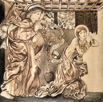 The Annunciation print in high resolution by… | Free public domain illustration
