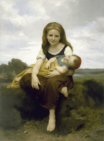 The artist's daughter Henriette and | Free Photo - rawpixel