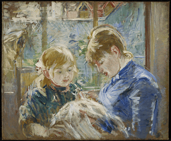 The Artist's Daughter, Julie, with her | Free Photo - rawpixel