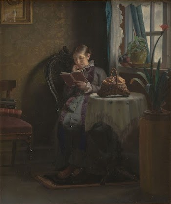 The Artist's Wife Reading | Free Photo - rawpixel