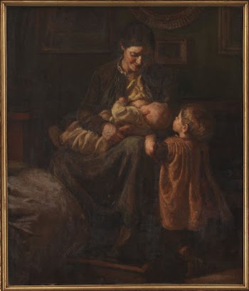 The artist's wife with two | Free Photo - rawpixel