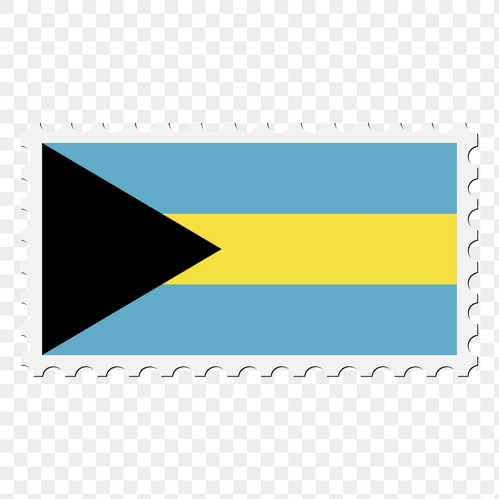 The Bahamas png flag sticker, | Free PNG - rawpixel