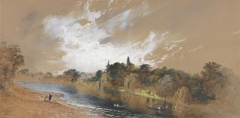 The Banks of the Thames, | Free Photo - rawpixel